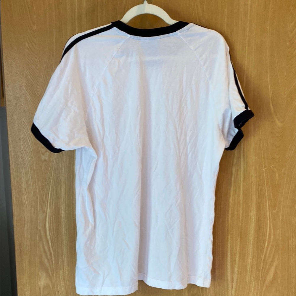 adidas White and Black Short Sleeve Tee - Picture 5 of 5